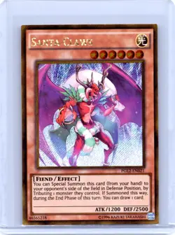 Santa Claws Unlimited Gold Secret Rare Premium Gold: Return of the Bling PGL2-EN - Image 1