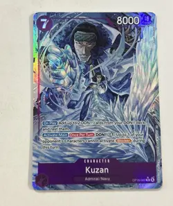 Kuzan Alternate Art OP16-063 One Piece Time of Battle ENGLISH - Image 1