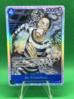 Mr.3 (Galdino) OP16-056 SR OP16 The Time of Battle One Piece NM - Image 1