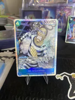 Mr.3(Galdino) OP16-056 SR The Time of Battle Foil English One Piece NM - Image 1