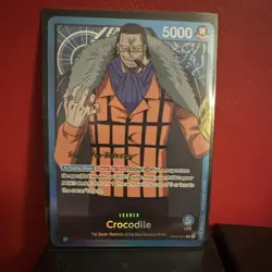 Bandai Crocodile One Piece CCG Leader Super Pre-Release ST03-001 5000 Power - Image 1