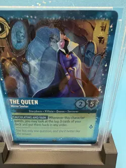 DISNEY EVIL QUEEN MIRROR SEEKER #156 LORCANA 2024 PSA 10 POP 2 SNOW WHITE - Image 4