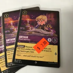 Arthur Wizard's Apprentice Rise of the Floodborn Disney Lorcana Playset 4x x4 - Image 1