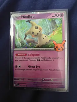 037/091 Mimikyu : Rare Holo Card : Trick or Trade 2024 : Pokemon TCG - Image 1