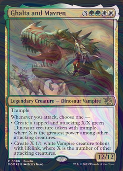 Foil Ghalta and Mavren - March of the Machine | MTG Card - Image 1