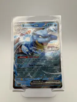 Blastoise ex Stellar Crown Stamp 030/142 Miscellaneous Cards & Products Holo - Image 1