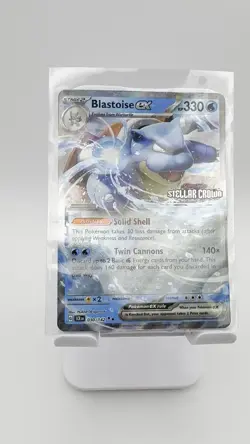 Blastoise ex Stellar Crown Stamp 030/142 Miscellaneous Cards & Products Holo - Image 2