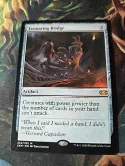 1 x Ensnaring Bridge Double Masters LP MTG - Image 1