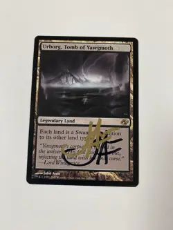 MTG Magic the Gathering Urborg, Tomb of Yawgmoth Planar Chaos Shadow Signed - Image 1