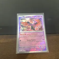 Pokemon Card Fezandipity 045/131 Prismatic Evolutions Pokeball Reverse Holo NM - Image 2