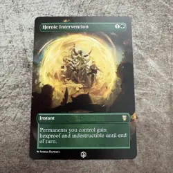 Heroic Intervention - Custom Art MTG Magic The Gathering Playtest Card - Image 1