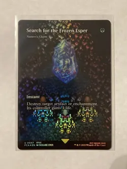 MTG Search for the Frozen Esper - Nature's Claim (Showcase, Foil): FCA FFVI 0047 - Image 1