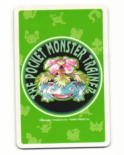 Abra No. 063 8 Of Spades 1996 Pocket Monster Poker Card Pokemon Japanese HP - Image 2