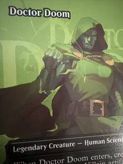 Doctor Doom Borderless Non-foil (0365) MTG Marvel Super Heroes Near Mint In Hand - Image 2