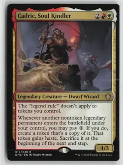 Cadric, Soul Kindler LP 10 Commander: Dominaria United MTG - Image 1