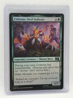 Colossus, Steel Stalwart FOIL Commander: Marvel Super Heroes 0717 - Image 1