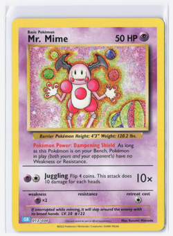 Mr. Mime 013/034, CLB Classic Collection, Pokemon, NM - Image 1