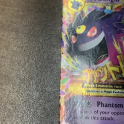 Pokemon M Gengar EX Mega Secret Rare Holo XY Phantom Forces 121/119 Card - Image 3