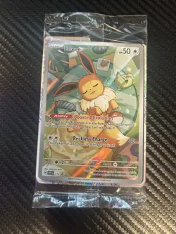 Pokemon TCG SV Scarlet & Violet Promo Eevee 173 Holo Promo English Basic 50 HP - Image 1