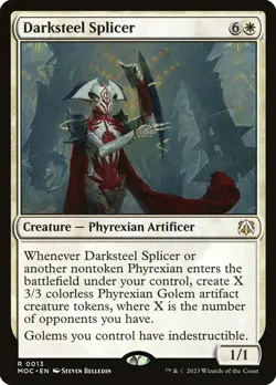 Darksteel Splicer - MOC - Rare - MTG Magic Pack fresh - Image 1