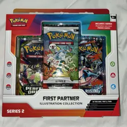 Pokemon TCG First Partner Illustration Collection Series 2 Sealed Promo Pack - Image 1