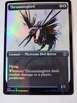 MTG - Thrummingbird FOIL Step and Compleat - Phyrexia All Will Be One - Image 1