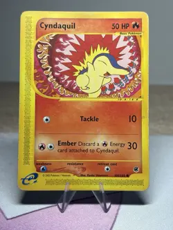 Cyndaquil 105/165 Expedition Base E Reader Series Vintage Regular Pokemon Card - Image 1