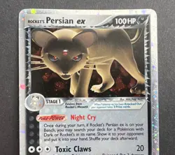 Rocket's Persian ex 116/115 - EX Unseen Forces - Secret Rare - TCG Pokemon Card - Image 3