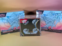 Pokemon 2x Chaos Rising Pokemon Center ETB & 1x Booster Box + Acrylic Case - Image 2