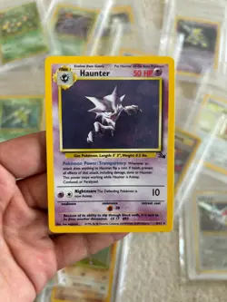 1999 POKEMON FOSSIL #6/62 HAUNTER-HOLO Holographic WOTC EXCELLENT CONDITION - Image 1