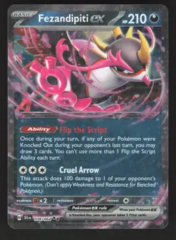Fezandipiti ex 038/064 Pokemon TCG SV: Shrouded Fable NM - Image 1
