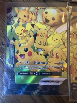 Pokemon Pikachu V-Union Celebrations Set of 4 SWSH139, SWSH140, SWSH141, SWSH142 - Image 4