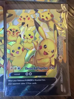 Pokemon Pikachu V-Union Celebrations Set of 4 SWSH139, SWSH140, SWSH141, SWSH142 - Image 5