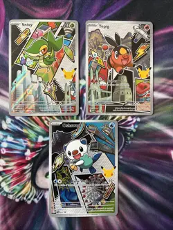 Pokemon TCG First Partner Illustration Collection Series 2 Unova GEN 5 Set NM - Image 1
