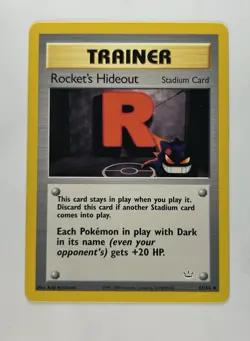 Rocket's Hideout 2001 Pokemon Neo Revelation Unlimited Uncommon #54/64 * NM - Image 1