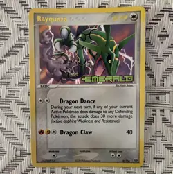 The Pokemon Company Pokemon TCG Rayquaza 9/106 Emerald Reverse Holo Rare 2005 - Image 1