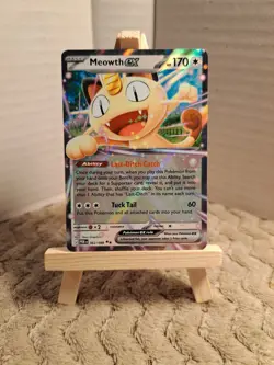 Pokemon TCG Perfect Order Meowth ex Double Rare (RR) 062/088 Near Mint - Image 1