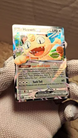 Pokemon TCG Perfect Order Meowth ex Double Rare (RR) 062/088 Near Mint - Image 2