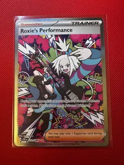Roxie's Performance 121/086 Special Illustration Rare Pokemon Chaos Rising NM - Image 1