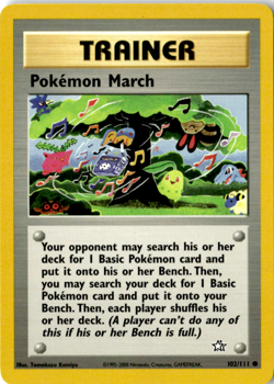 Pokemon March Unlimited Common Neo Genesis 102/111 NM - Image 1