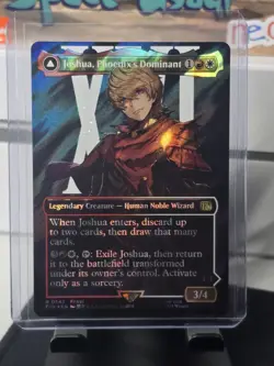 Joshua, Phoenix's Dominant (Borderless) (Surge Foil) Final Fantasy MAGIC MGT - Image 1