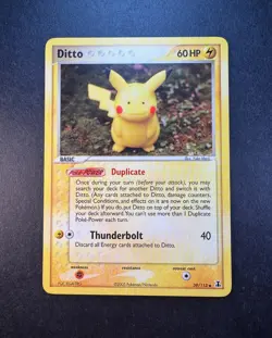 2005 Pokemon Ditto (Pikachu) 39/113 Delta Species Non-Holo Regular - Image 1