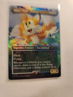 Miles "Tails" Prower ( Rainbow Foil ) Secret Lair x Sonic - Magic The Gathering - Image 2