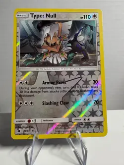 Pokemon TCG Type: Null Reverse Holo Rare 89/111 SM Crimson Invasion - Image 1