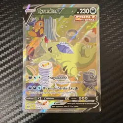 Tyranitar V 155/163 Swsh05 Battle Styles Alt Full Art Ultra Rare Holo ENG - Image 2