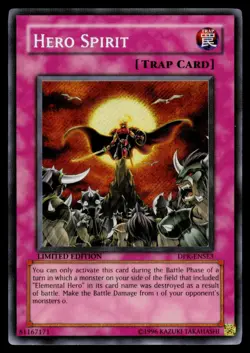 Hero Spirit - DPK-ENSE3 LP Secret Rare Duelist Pack Special Edition Yu-Gi-Oh - Image 1