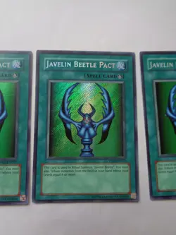 Playset: 3x Javelin Beetle Pact PP01-EN012 (Super Rare, Unlimited, Near Mint NM) - Image 5