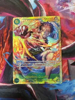One Piece - Monkey D Luffy SEC OP13-118 - Carrying On His Will Near Mint - Image 1