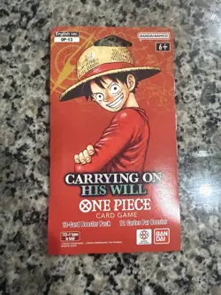 One Piece OP-13/ SEE VIDEO/ VERY HEAVY 37.26G Carrying On His Will Sleeved Pack✅ - Image 2