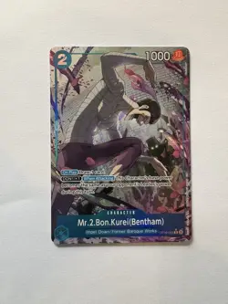 One Piece Mr. 2 Bon Kurei (Bentham) OP16-055 The Time of Battle Rare Alt Art - Image 1